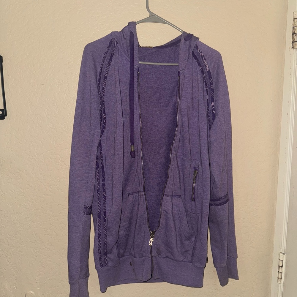 Purple Zip-Up Hoodie